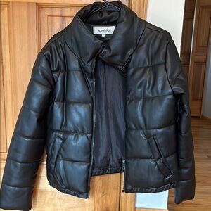 Sebby Black Leather Jacket